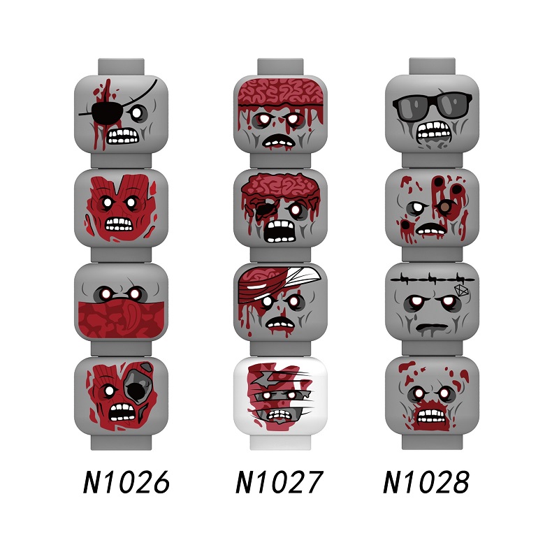 Kids Zombie Toys - Halloween Zombie szkielet potwór twarz głowa