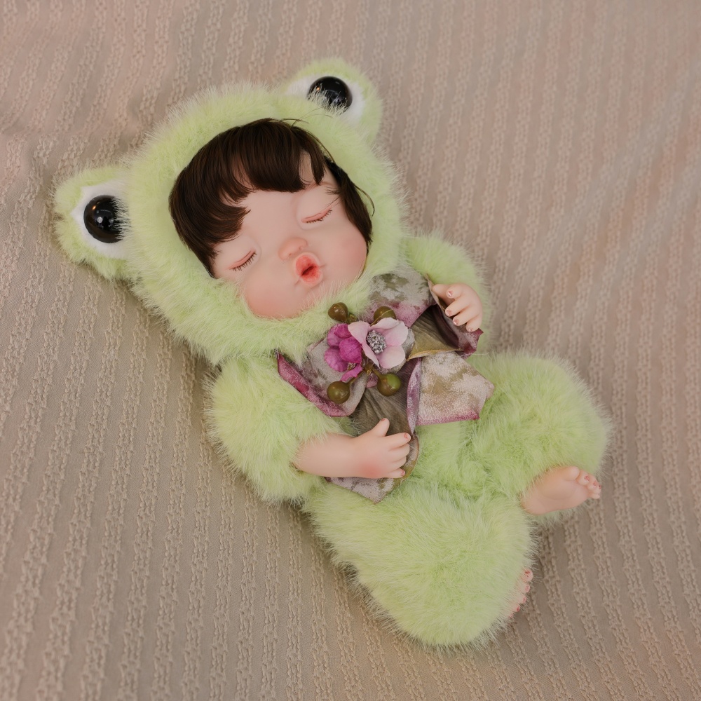 Kids Toys Xmas - 10-calowa gotowa lalka Reborn, pełna uroda,