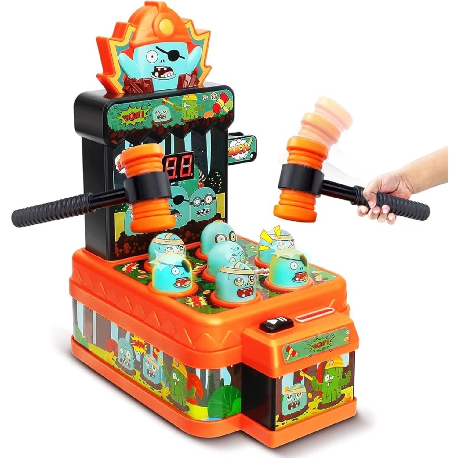 Kids Zombie Toys - Zabawki Zombie Whack Game dla dzieci,