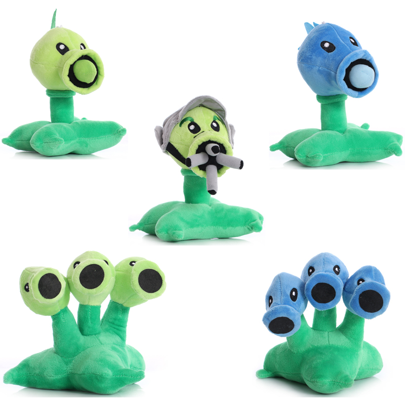 Kids Zombie Toys - 18cm Plants vs Zombies Peashooter Pluszowa