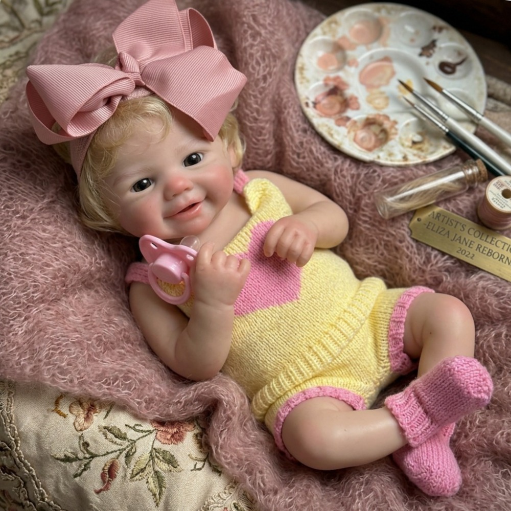 Kids Toys New Born - 13-calowa silikonowa lalka reborn Vivien z