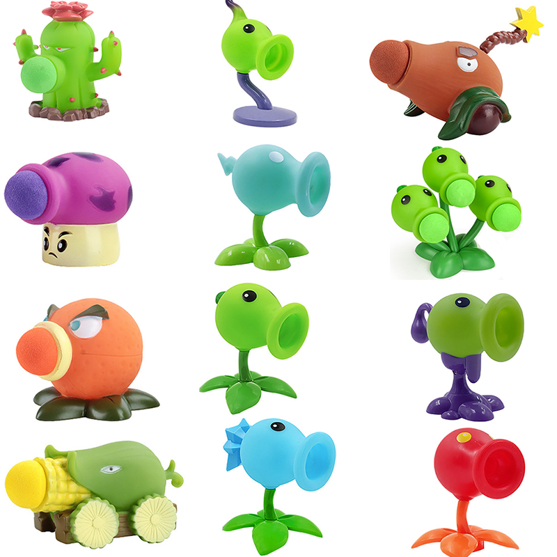 Kids Zombie Toys - 1 sztuk rośliny vs Zombies Peashooter