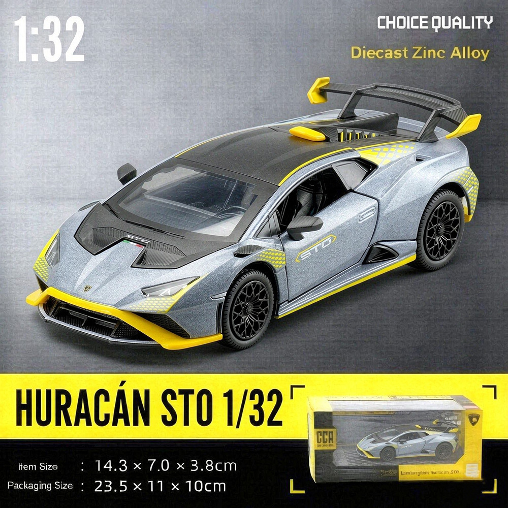 Kids Toys Under 1 Year - CCA 1:32 Lamborghini Huracan STO Model