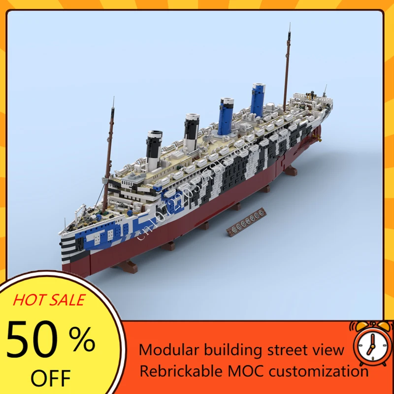 Kids Toys Xmas - 10615 ELEMENTÓW MOC HMT Olympus Titanic
