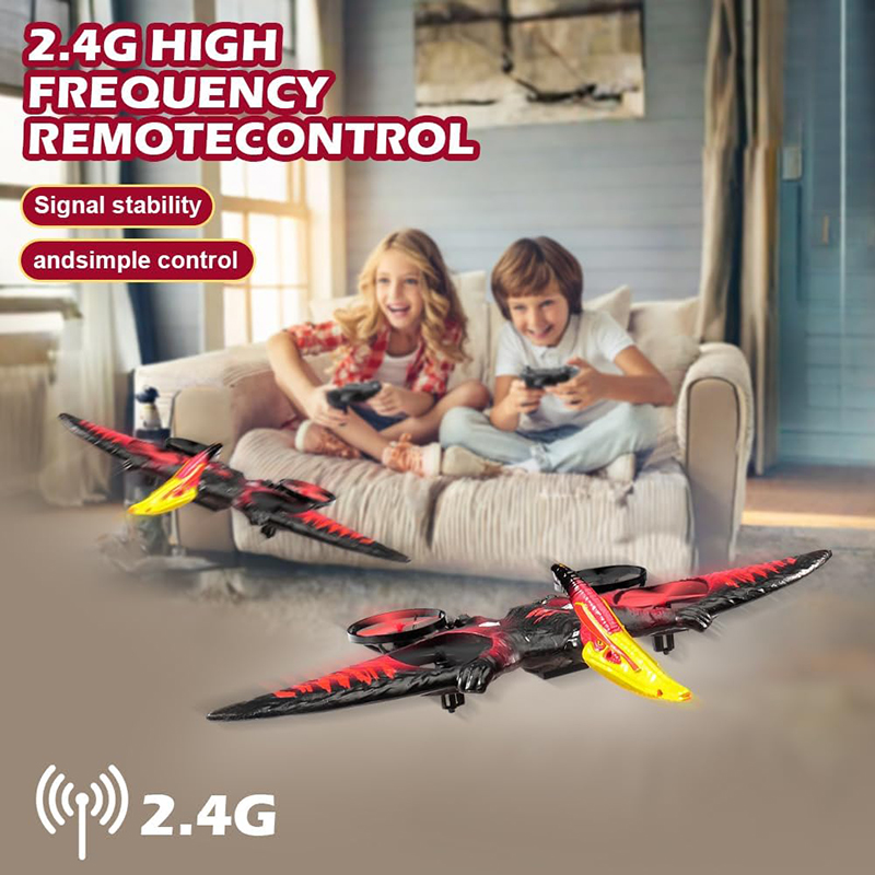 Kids Toys Under $10 - Samolot RC Pterodaktyl 2.4G 6-osiowy Żyroskop