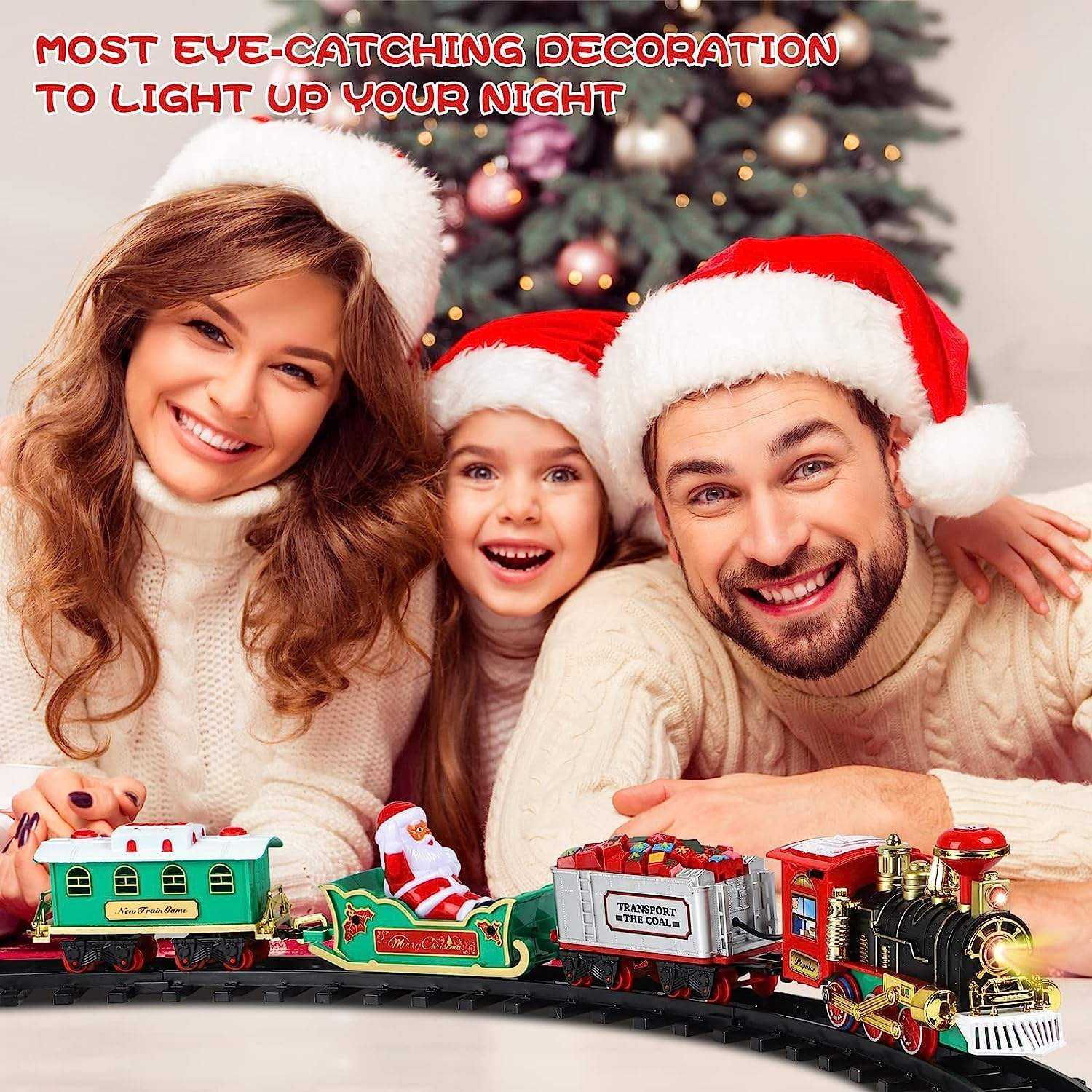 Elektryczny zestaw kolejki świ – Kids Toys Xmas recenzja i cena