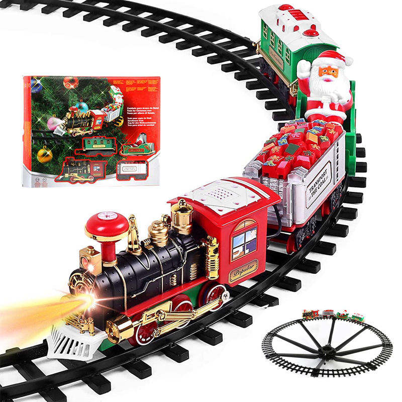 Elektryczny zestaw kolejki świ – Kids Toys Xmas recenzja i cena