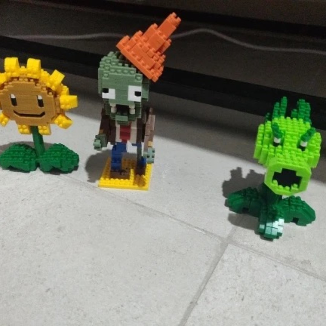 Rośliny VS Zombies bloki mała  – Kids Zombie Toys recenzja i cena
