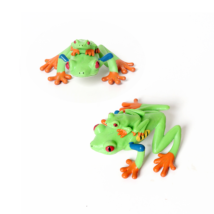 Rainforest Animals Frogs Figur – Kids Toys Under 1 Year recenzja i cena