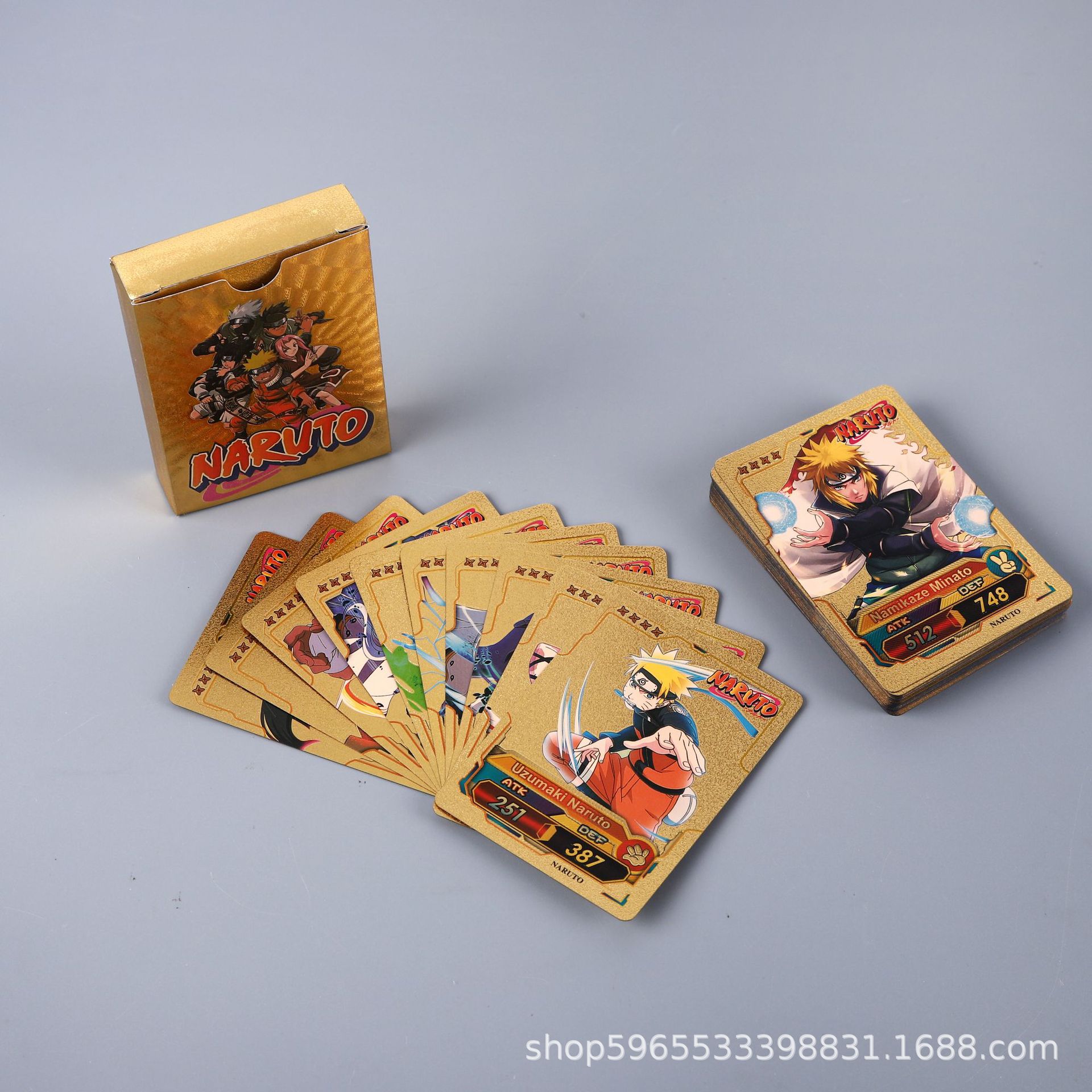 55 szt. Karty Naruto Złota Ser – Kids Toys Usa recenzja i cena