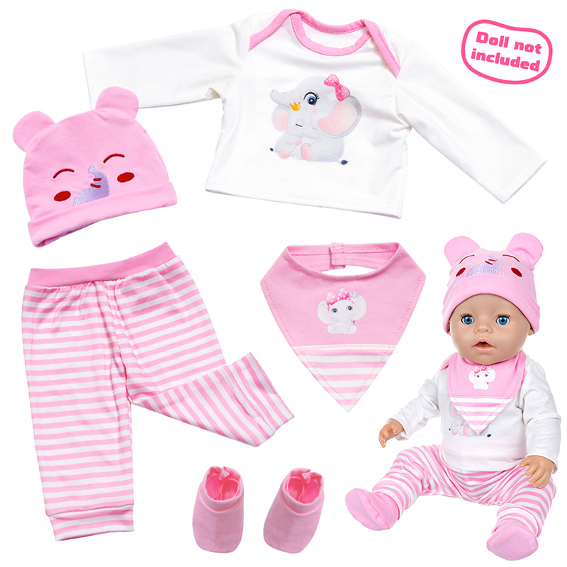 Zestaw ubranek dla lalek 16-18 – Kids Toys New Born recenzja i cena