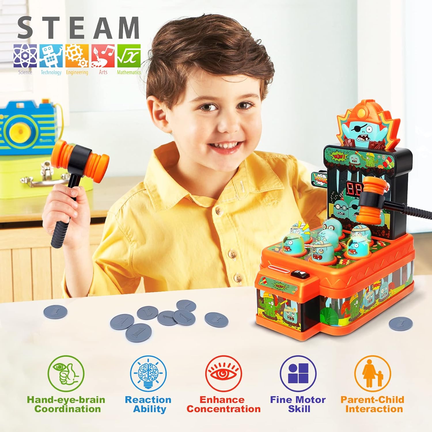 Zabawki Zombie Whack Game dla  – Kids Zombie Toys recenzja i cena
