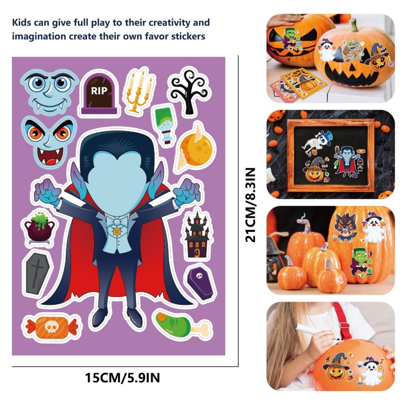 Naklejki na Halloweenowe impre – Kids Zombie Toys recenzja i cena