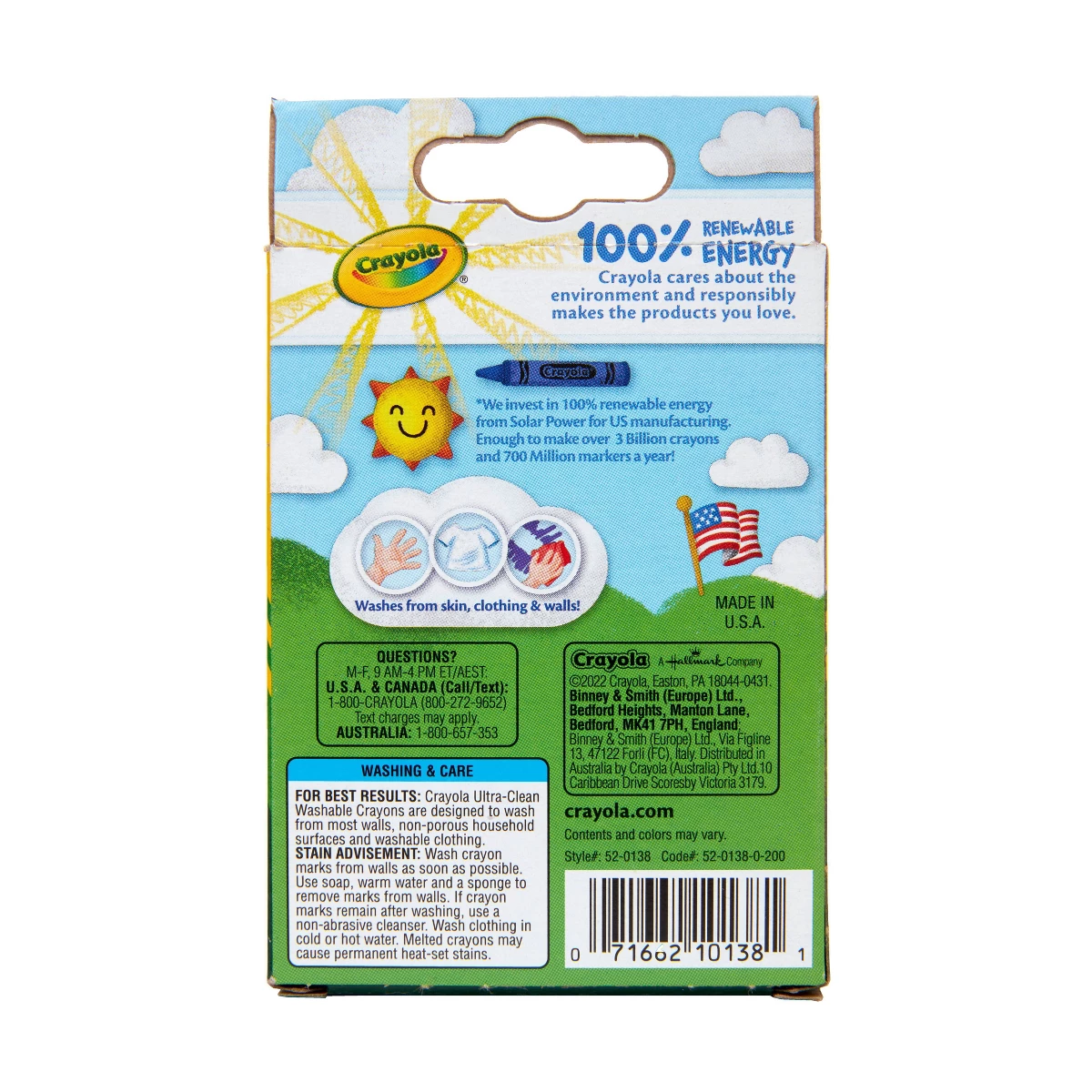 Kredki Crayola Ultra Clean Was – Crayola Art Supply recenzja i cena