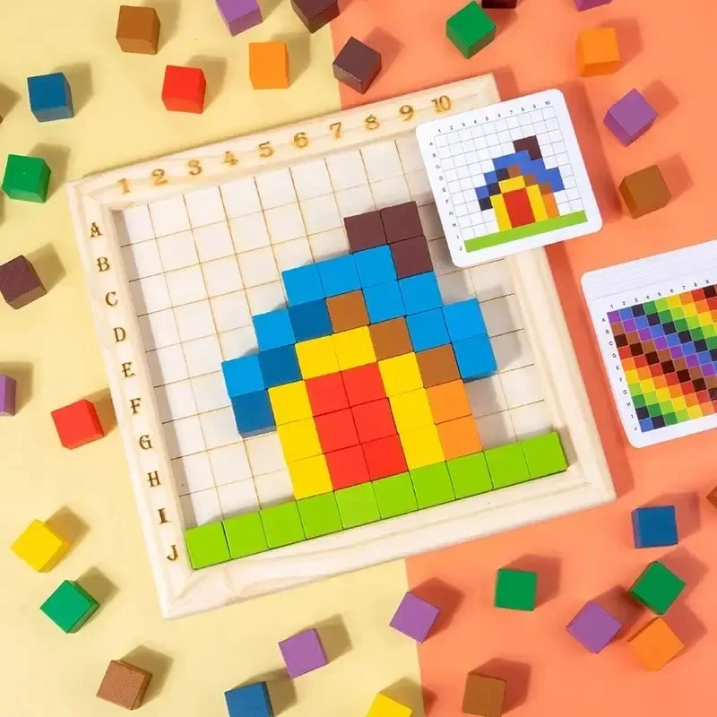 Montessori Klocki do budowania – Kids Toys Under $10 recenzja i cena