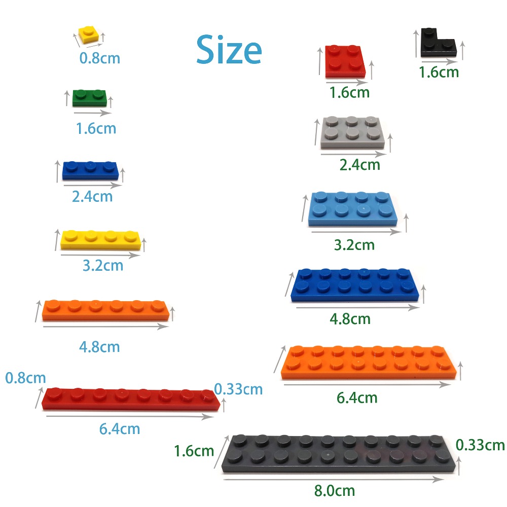 10/50 szt. Klocki DIY, klinki  – Kids Toys Under $10 recenzja i cena