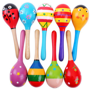 2 szt. Kolorowe drewniane małe – Kids Toys New Born recenzja i cena